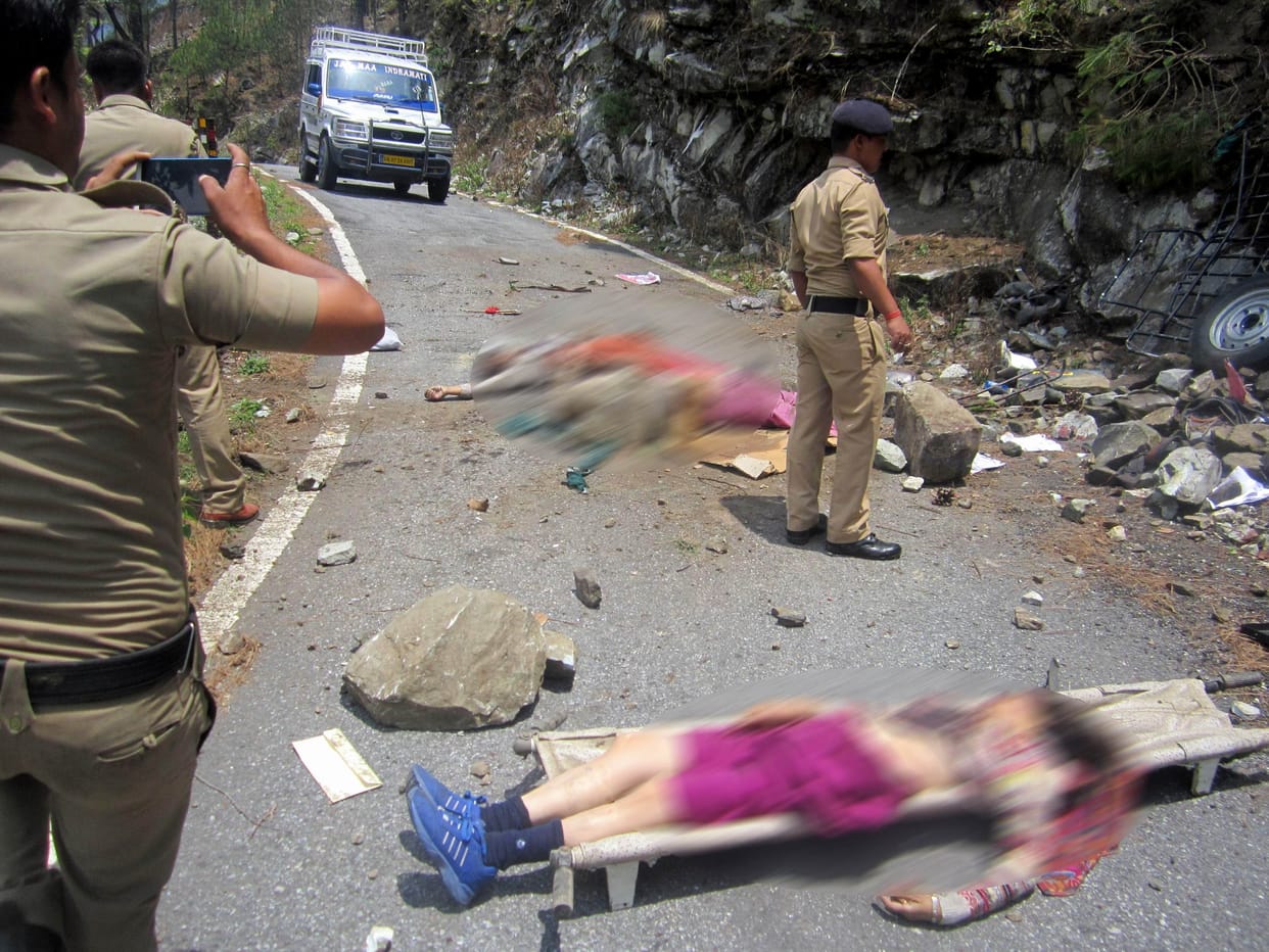 in road accident a girl lost her life
