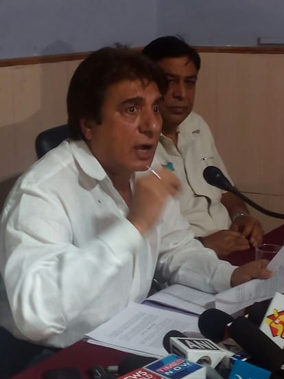 The government only in commercials: Raj Babbar