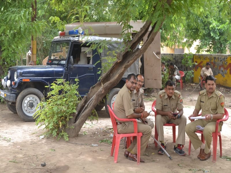 security increased in jawahar bagh area