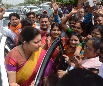 Smriti Irani on being cm candidate in UP.