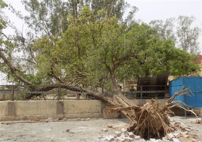 Power supply lost by storm