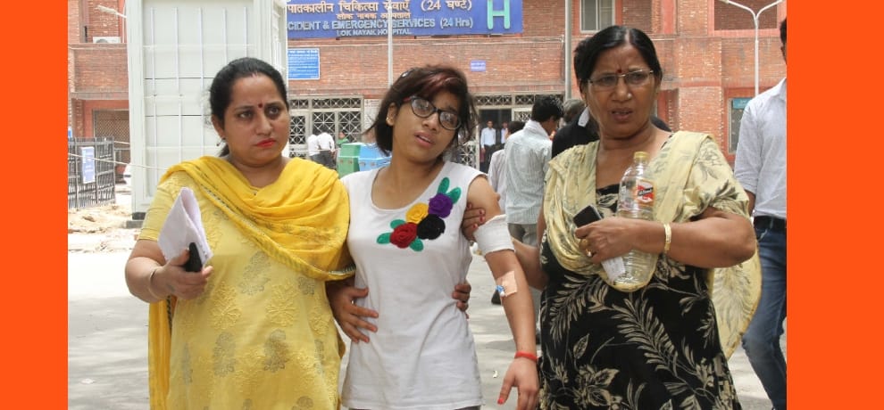 patient wandered to treatment, returned by the security 