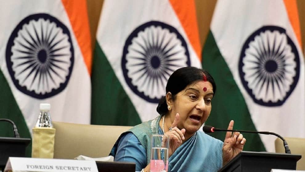 Sushma Swaraj said on tweet I am the one not my ghost