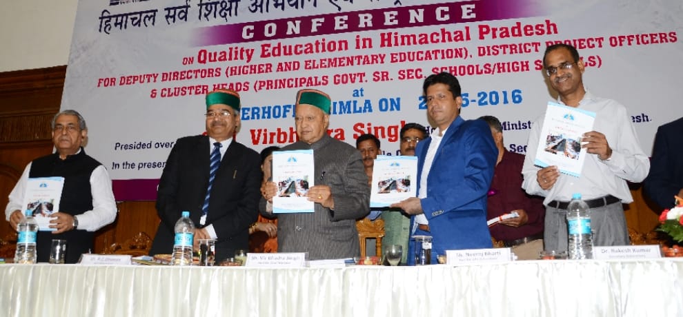 CM Virbhadra singh launched Prayas and Prerna Projects at peterhoff shimla.