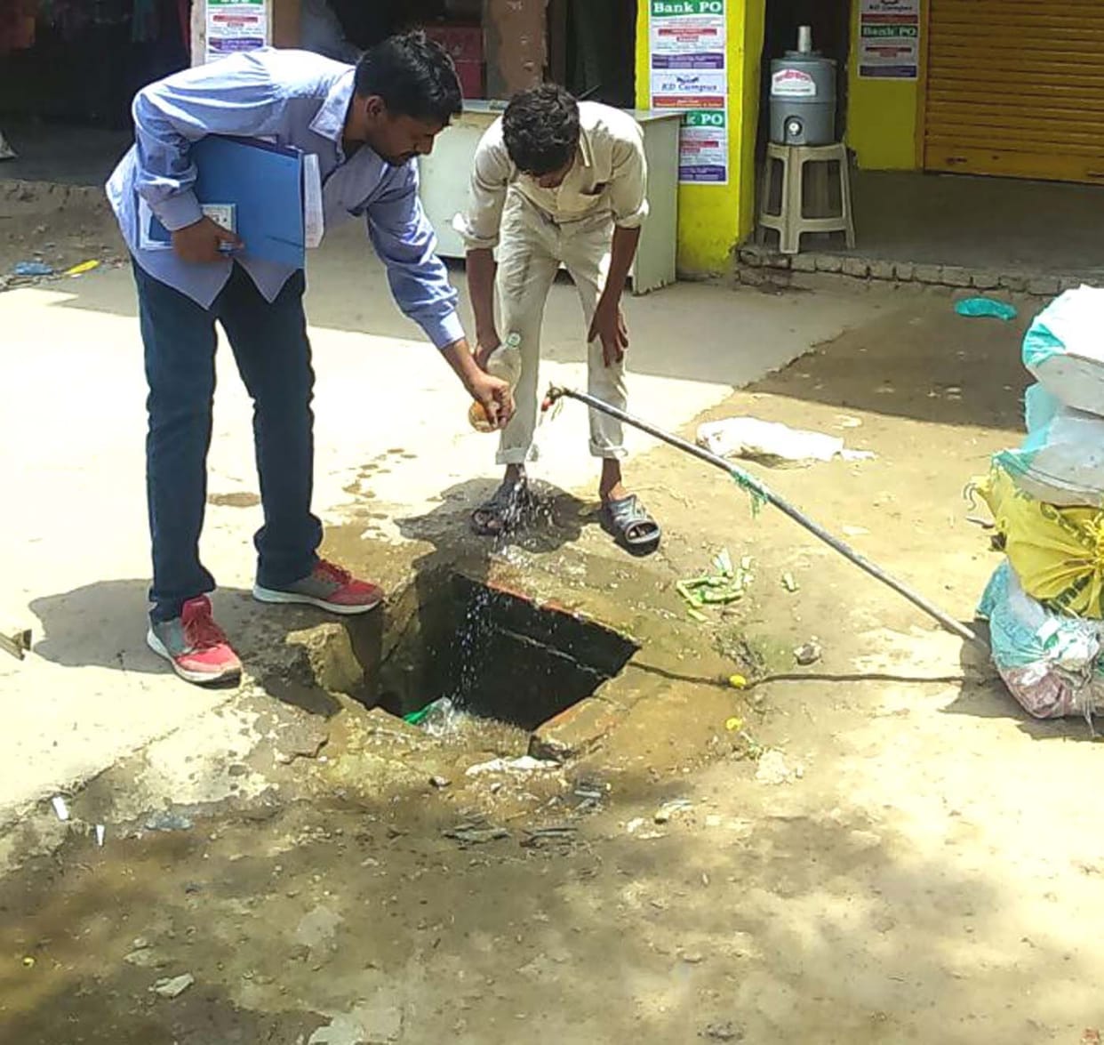 Municipality tanks contaminated water, the samples failed four