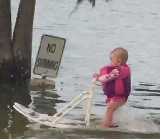 youngest water skier of the world
