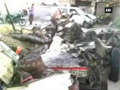 11 of family killed after truck rams into a jeep