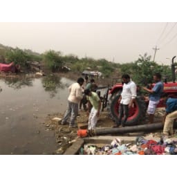 Effact of overflow Balsamand sub branch in hisar, helped people