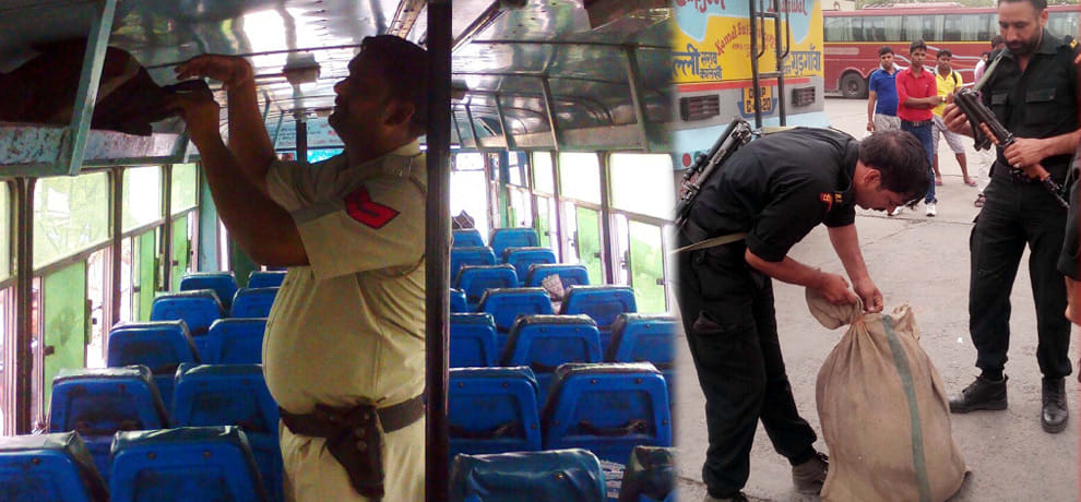 Haryana Roadways bus increased security after blast