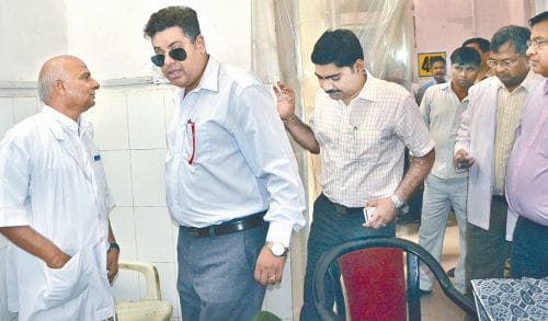 The patient had suffered immensely in the district hospital