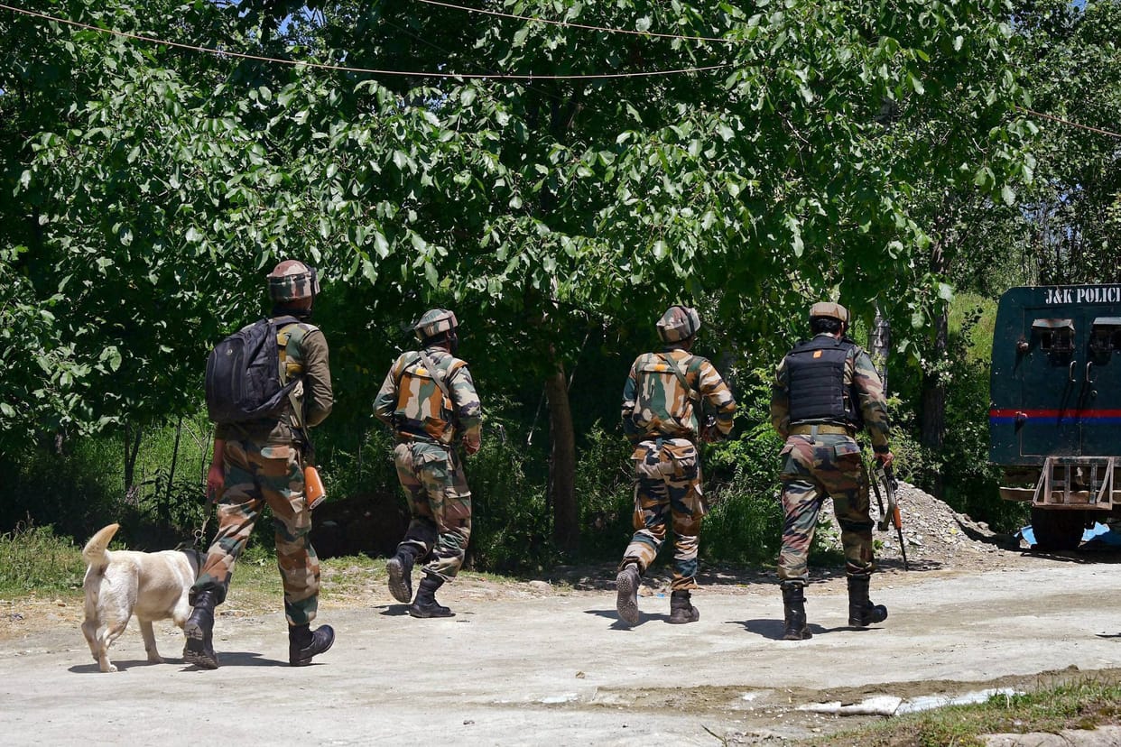 Encounter between terrorist and security forces in Arwani Anantnag