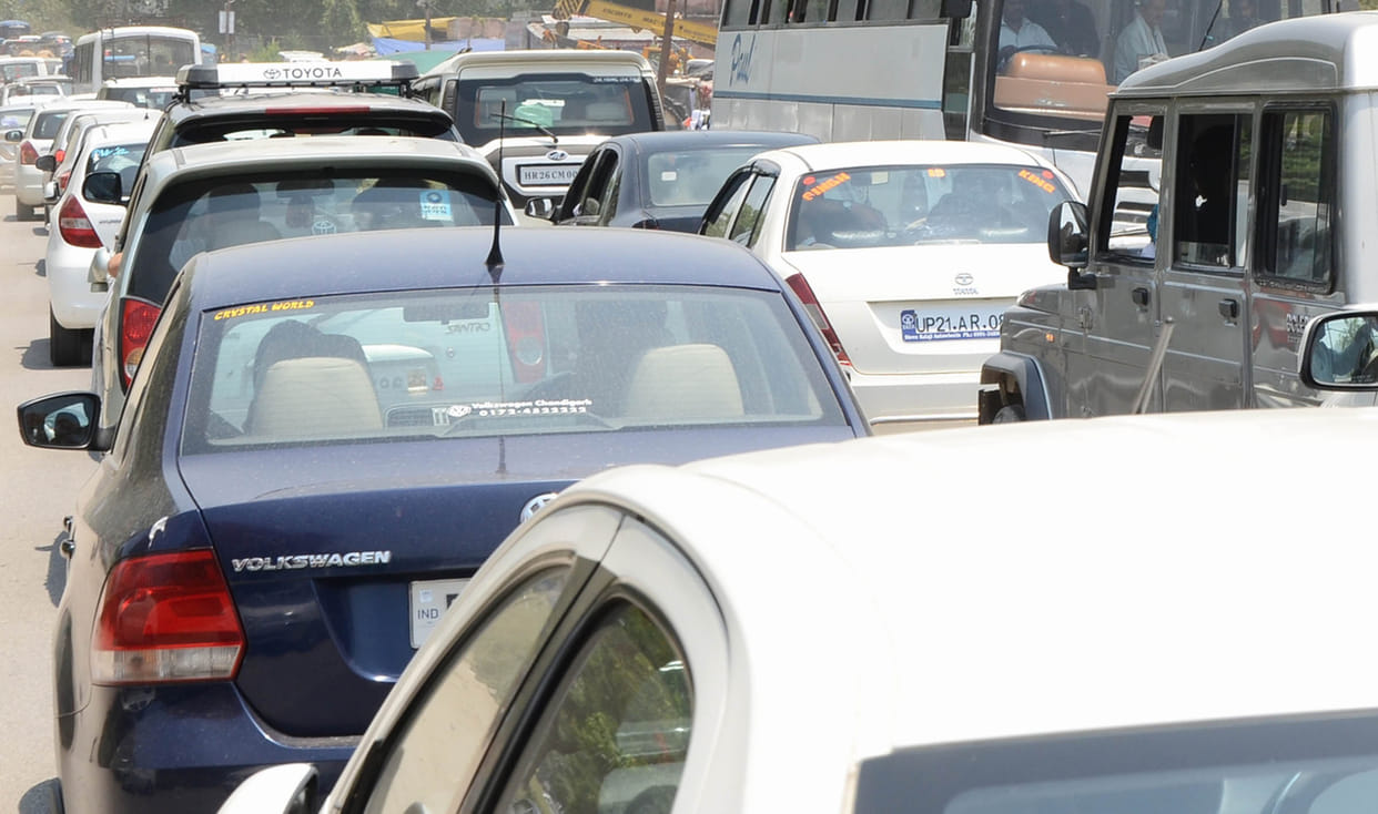 Jewar-Palwal route was 14 km long jams