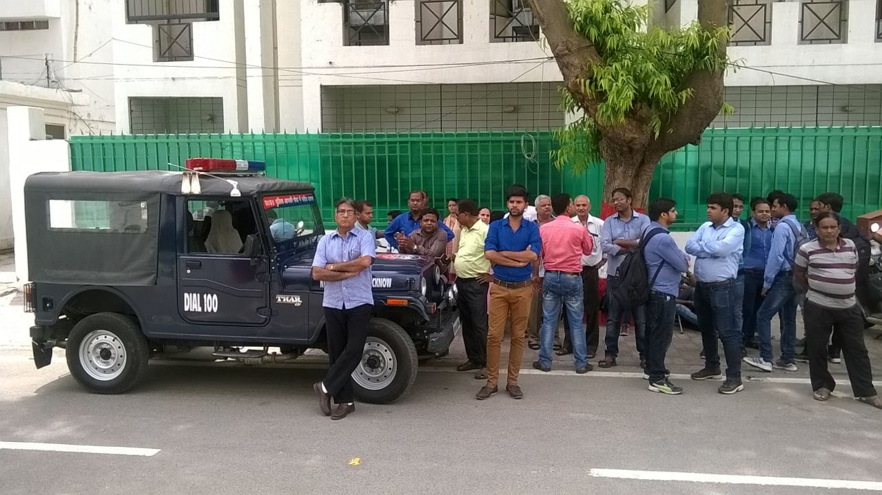 kgmu medicose protest against uppgmee merit