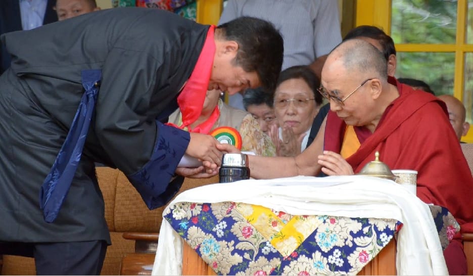  Tibetan PM-in-exile Lobsang Sangay oath ceremony at dharamshala.