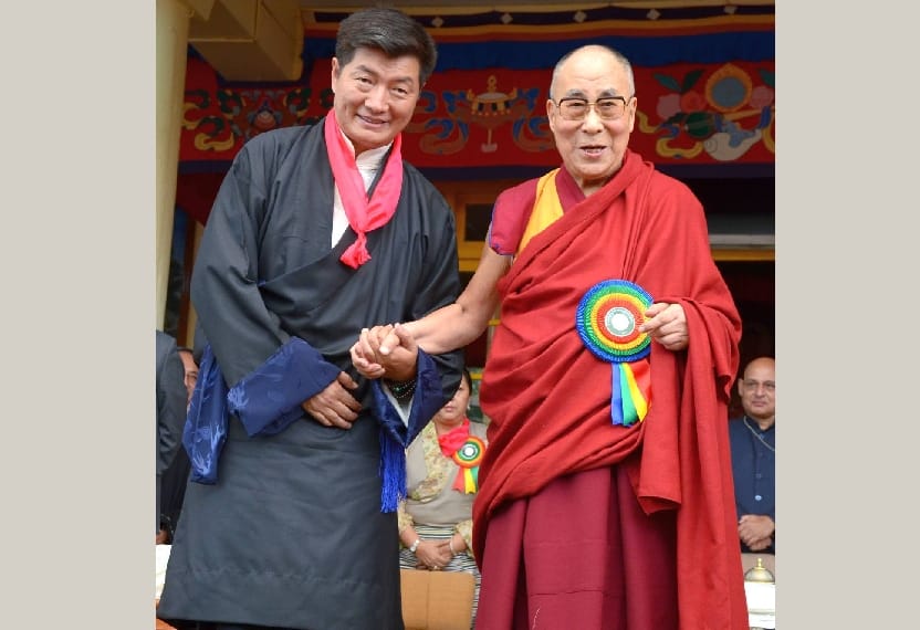  Tibetan PM-in-exile Lobsang Sangay oath ceremony at dharamshala.