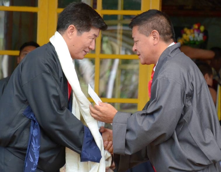  Tibetan PM-in-exile Lobsang Sangay oath ceremony at dharamshala.
