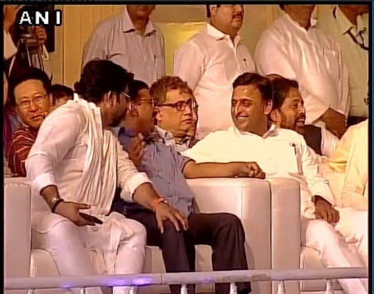 all anti modi leaders present in mamta's oath ceremony