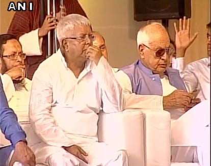 all anti modi leaders present in mamta's oath ceremony