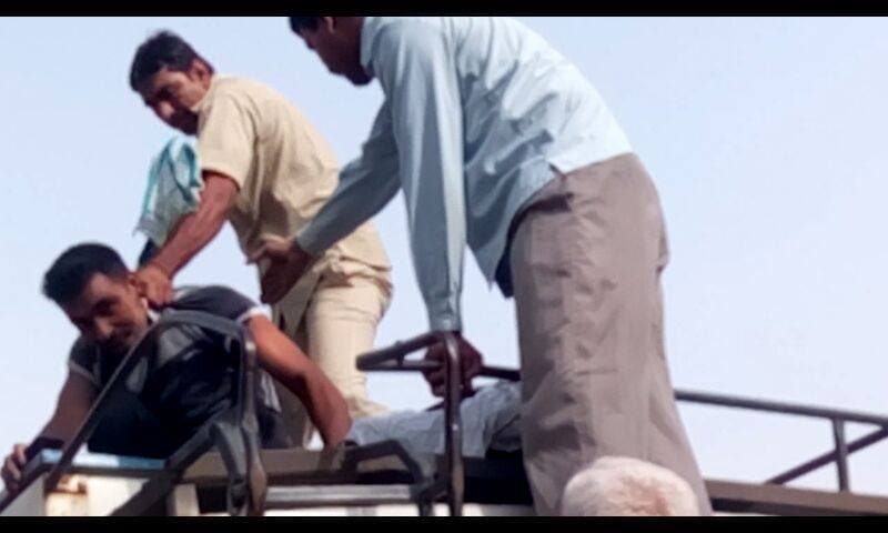 misbehave and marpeet by conductor of haryana roadways in rohtak