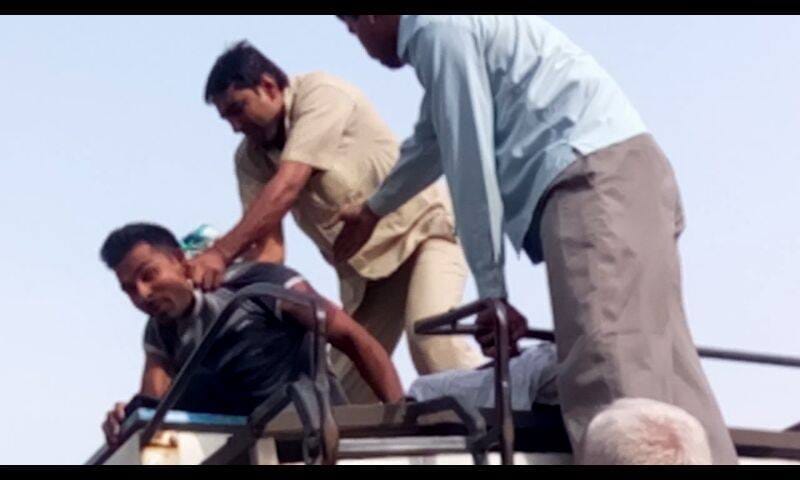 misbehave and marpeet by conductor of haryana roadways in rohtak