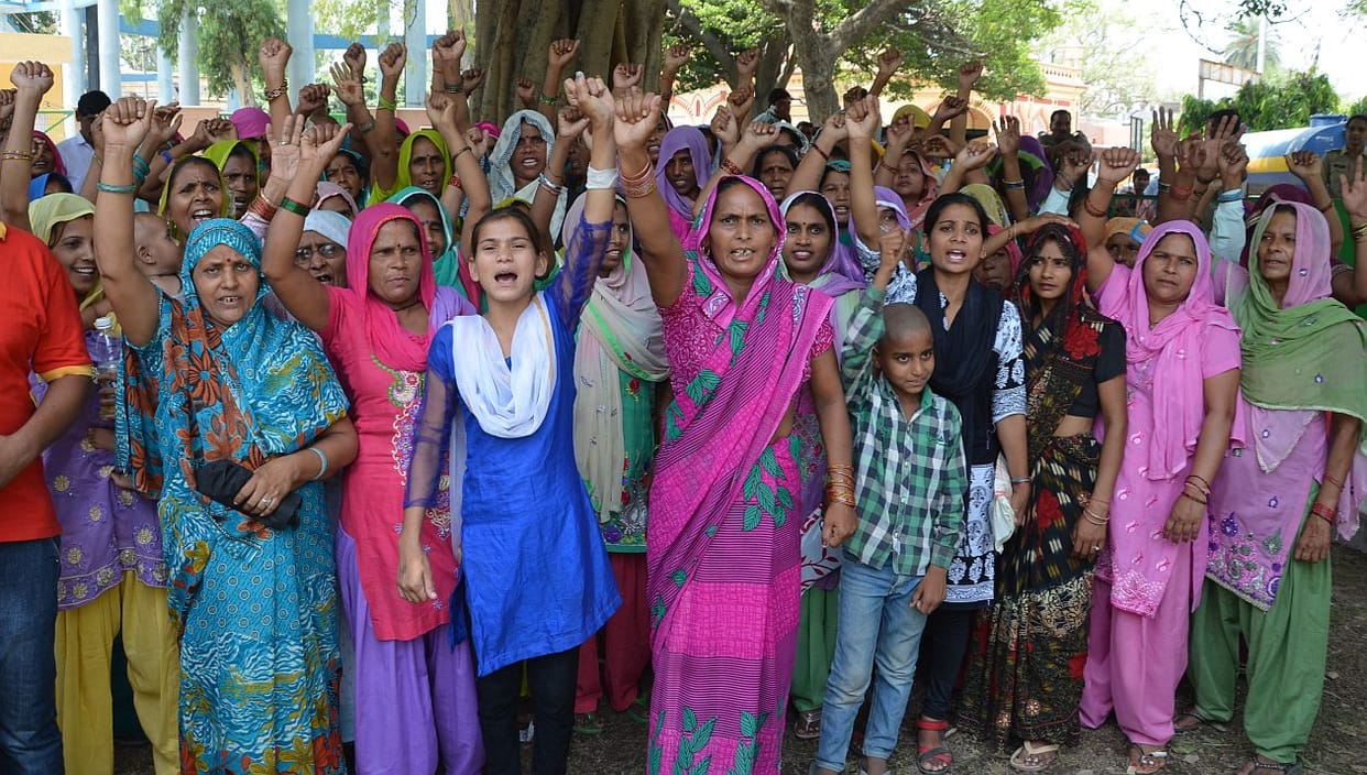 Nrana village commotion at the district headquarters.