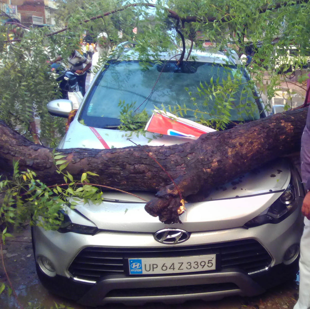  rain and storm,one died