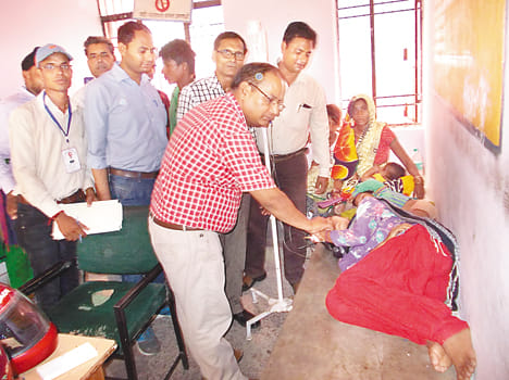 Shwajpur spread infectious disease, 24 people ill