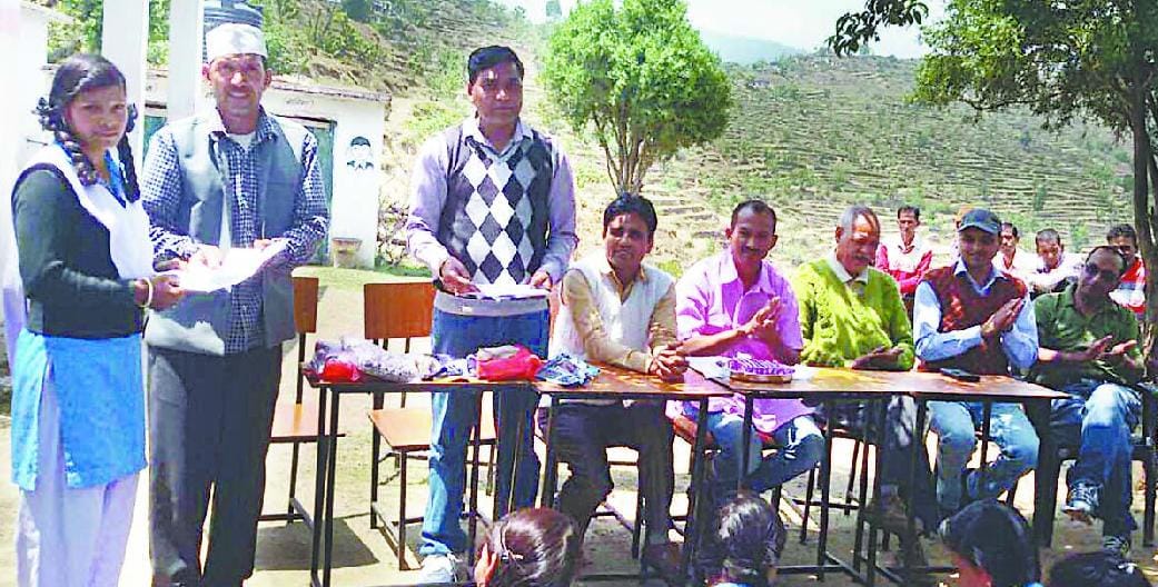 The first batch of exams and cent percent result