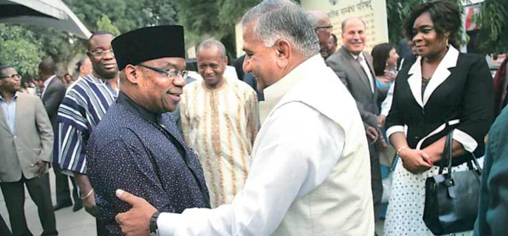 Despite the murder of Oliver African ambassador to speak on racism in India.
