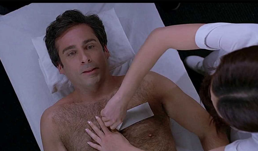 man doing waxing