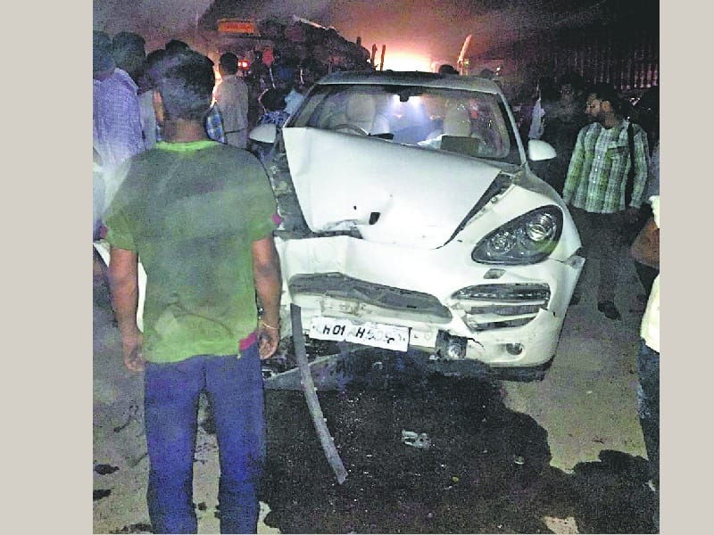 accident, road accident, car accident, people injured in accident, lalru accident, mohali