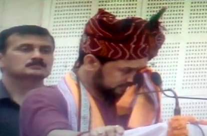 BCCI president Anurag Thakur gets emotional in public meeting