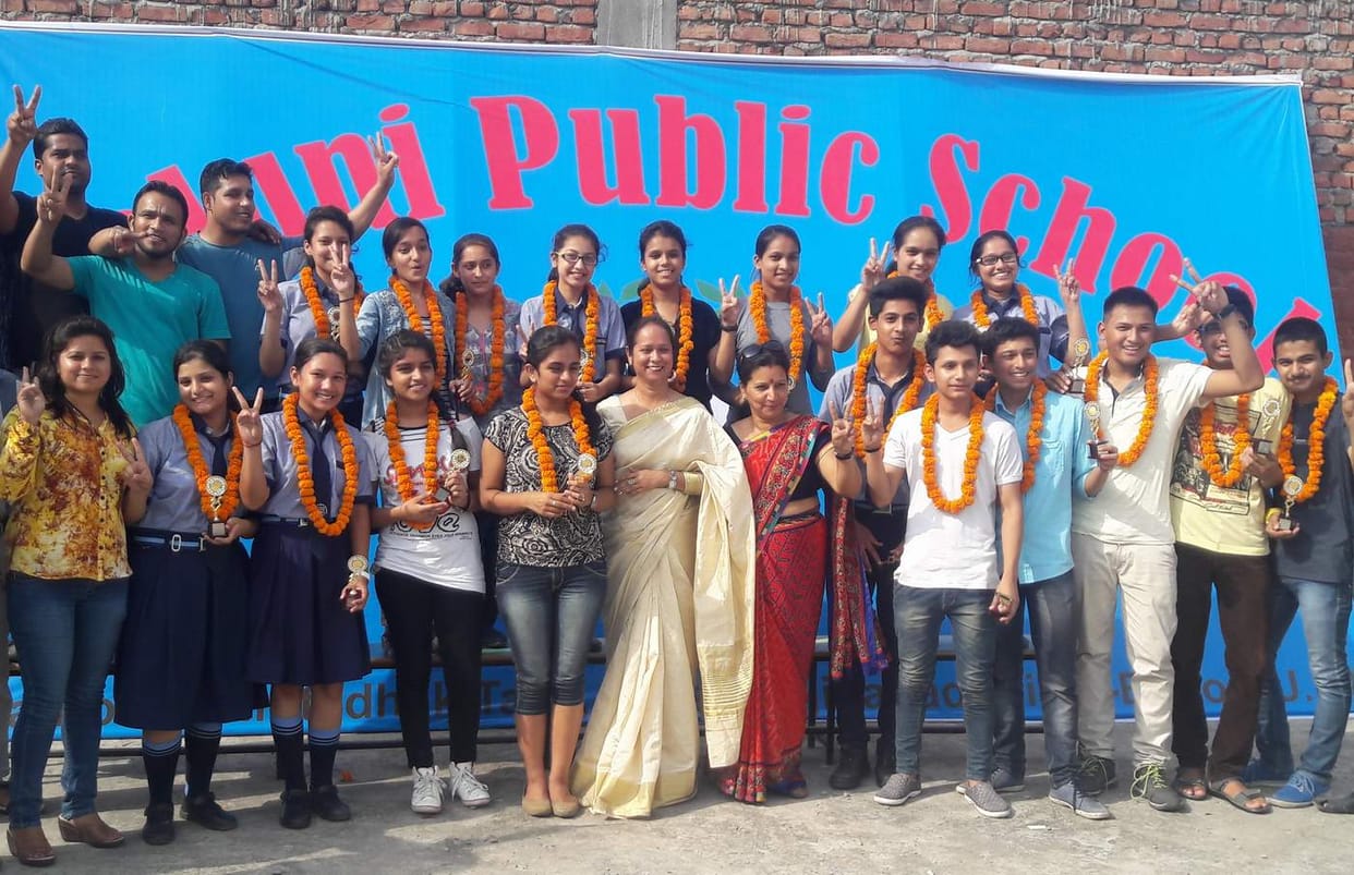 CBSE 10th Bluni in public school was successful