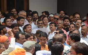 Thundered against the BJP Kalktret Spaiyon