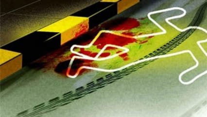 Car crushed the innocent, death