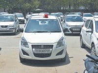Red Beacon, Crime, Car, Yamunanagar, Haryana