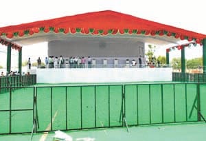 today come cm in kaushambi