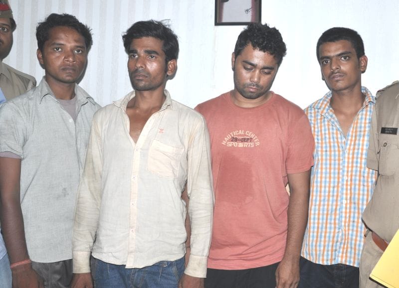 Four robbers arrested retired army revolver