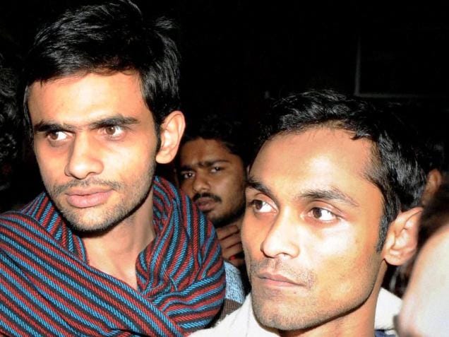 JNU dispute: Khalid and Bhattacharya stop on suspension