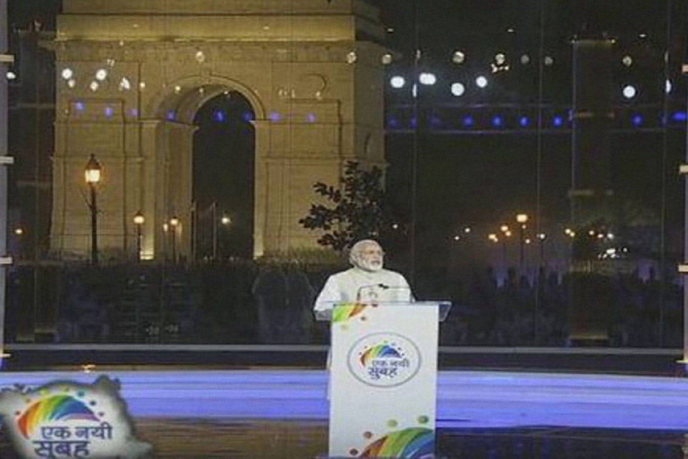 BJP Govt celebrates twoyear in Power at India Gate