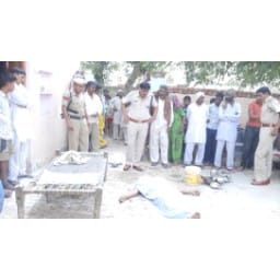 bhiwani news, crime, blood, goat, knife, one, murder, nine, injured