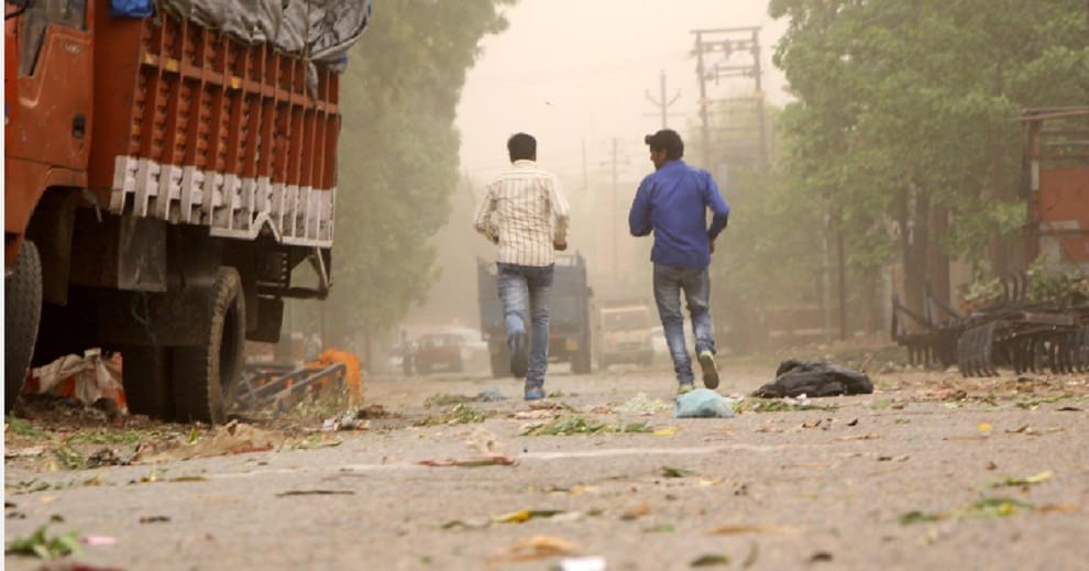 Storm hits Purvanchal, local heating may cause rain