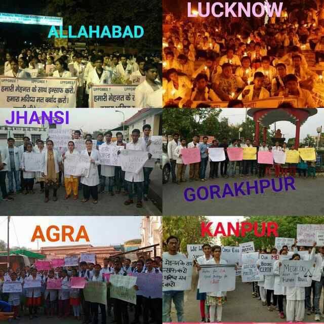 medicose protest against re counseling in uppgmee