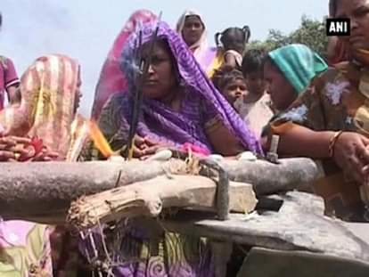 Villagers invoke rain god for showers 