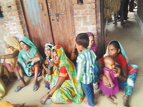 Married death, maiden commotion of people in party