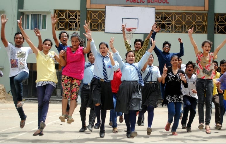 smiles on cbse results