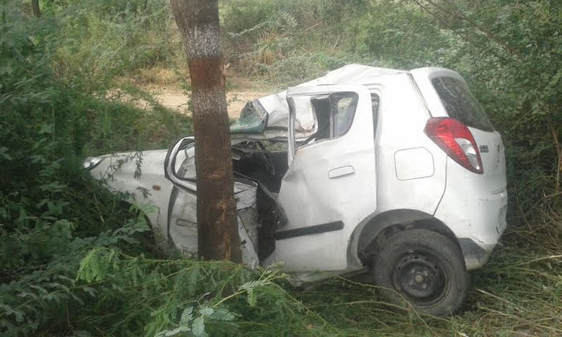 four injoured in accident