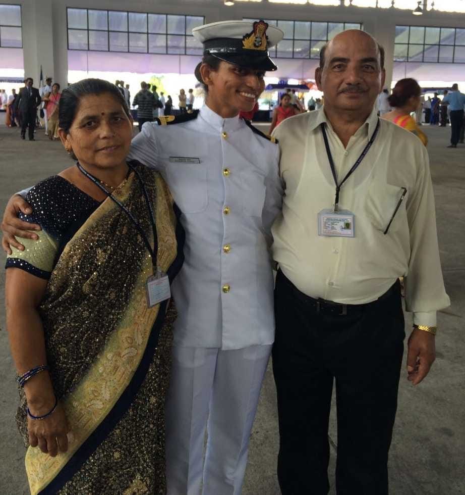 anuradha become officer in navy
