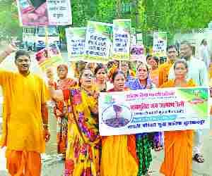 Gayatri people took out rally against intoxication