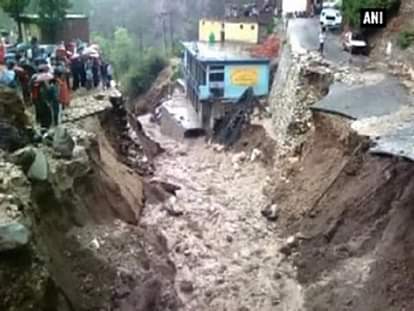 School, house damaged in cloudburst 
